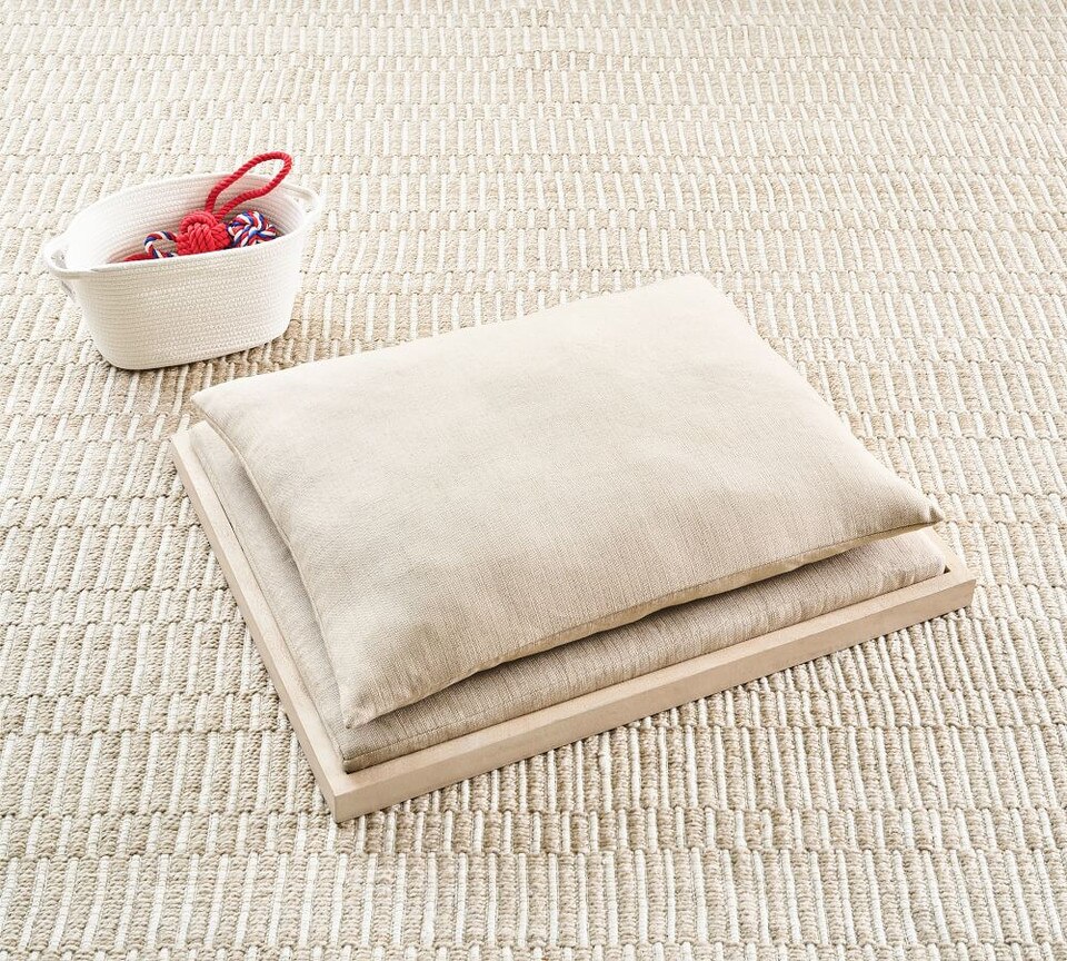 Cayman Raised WoodenBase Pet Bed Pottery Barn Australia